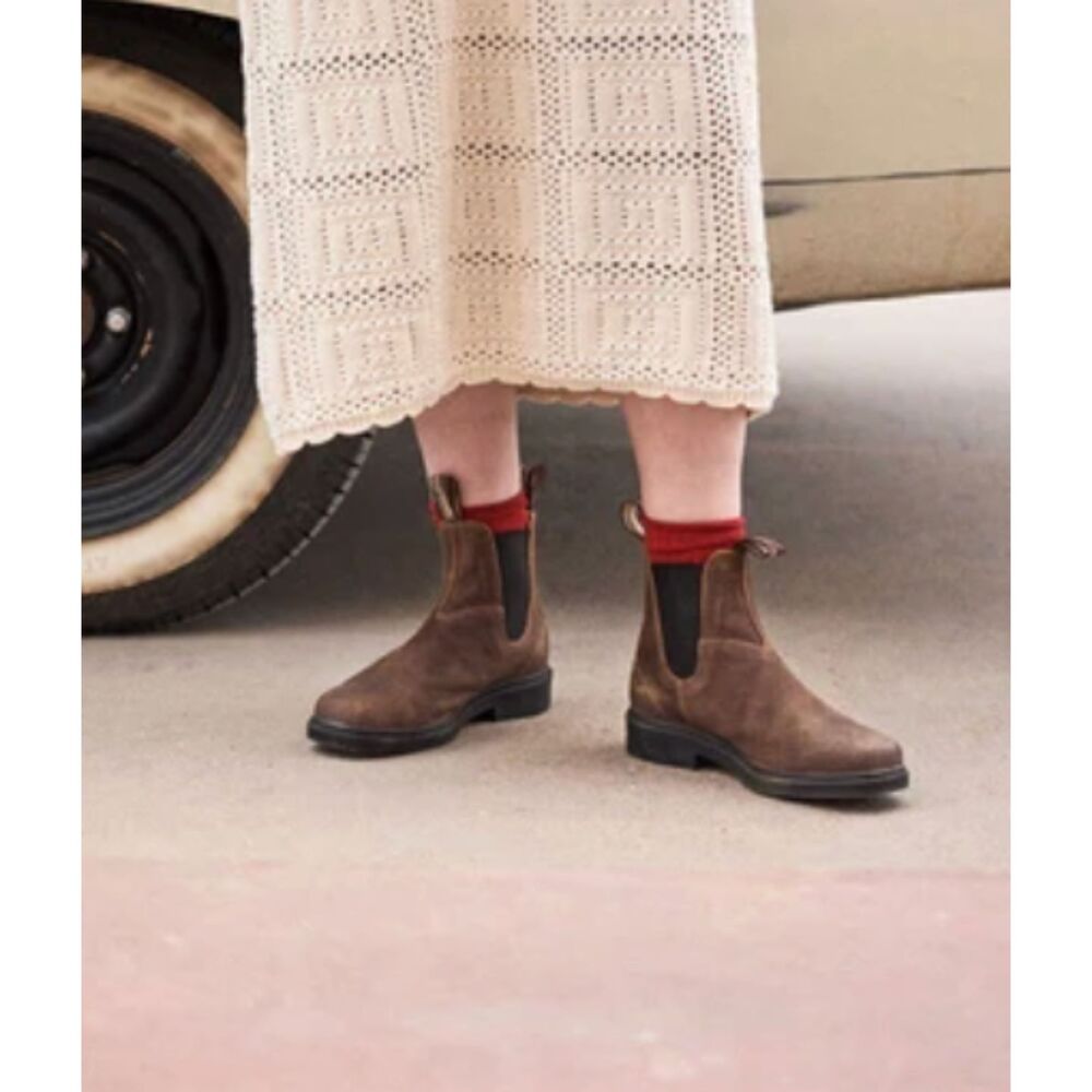 Blundstone #2581 Dress Chelsea Boots Tobacco Suede AU 3 US Women’s 6